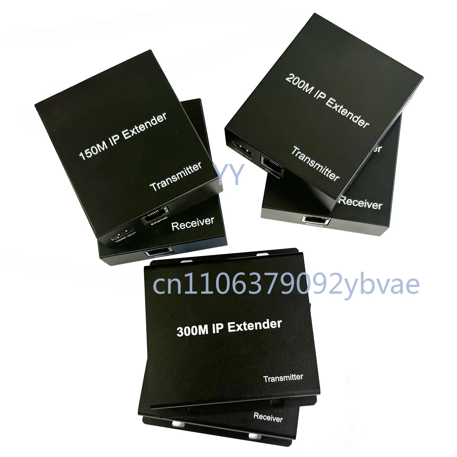 150m 200m 300M IP Extender Via RJ45 Cat6 Cable HDMI Ethernet Extender 1080p Video Transmitter and Receiver Converter for PC TV