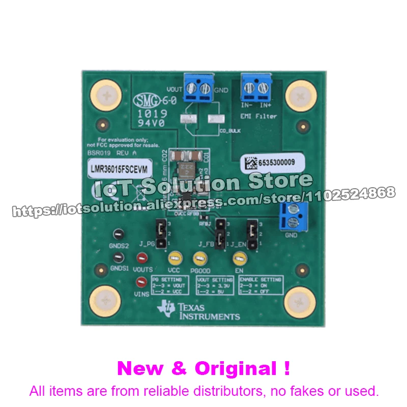 LMR36015FSCEVM Synchronous step-down converter evaluation module