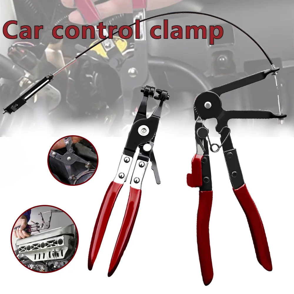 

Hose Clamp Pliers Car Remover Tools Long Reach Wire Spring Hose Clamp Pliers Auto Coolant Radiator Heater Band Tube Repair Tool