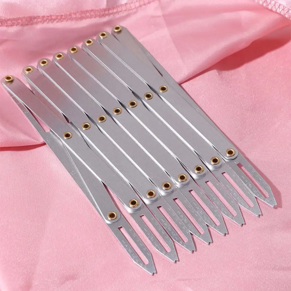 Adjustable Length Expanding Rule Multifunctional Isometric Divider Sewing Gauge Tool DIY Buttonhole Mark