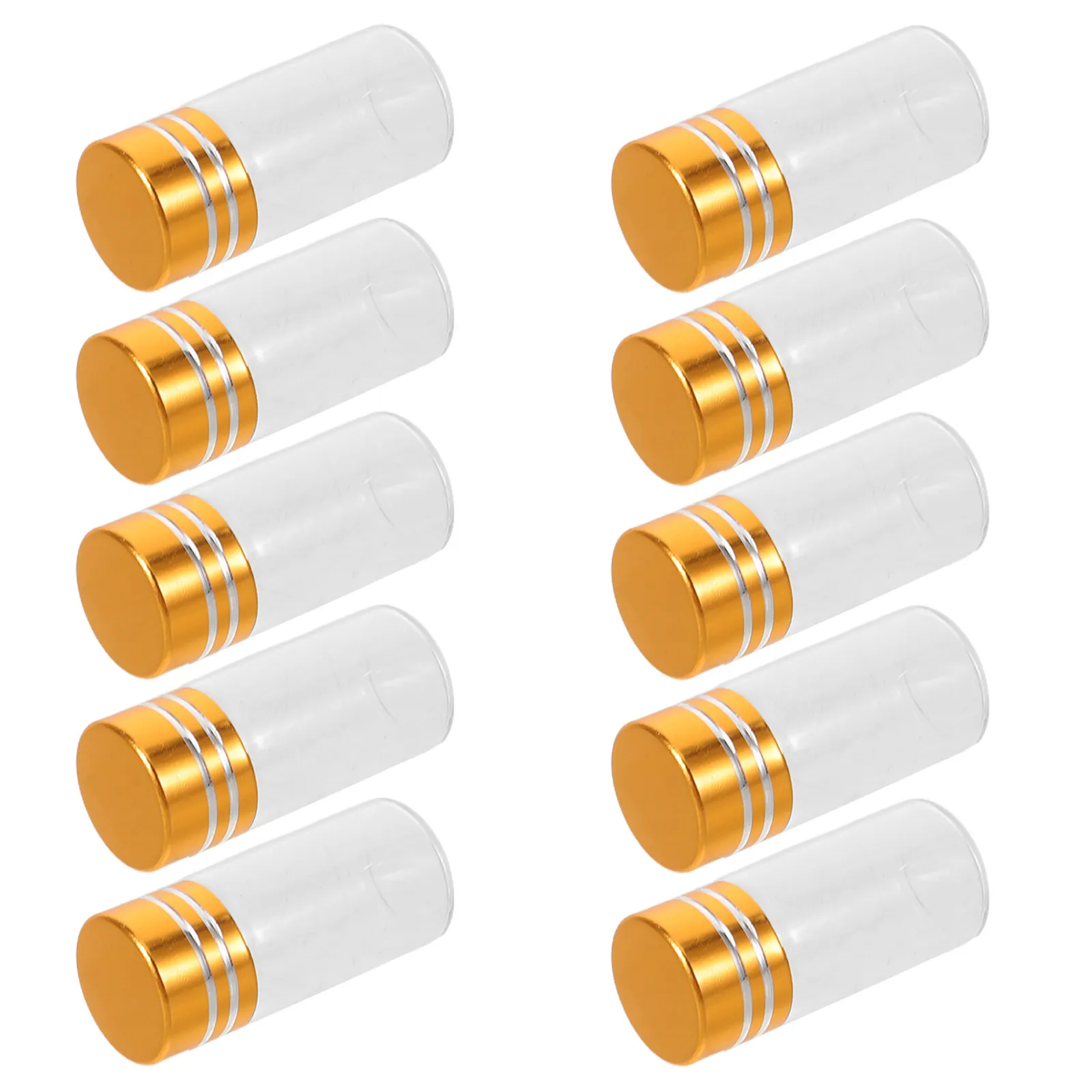 

50 шт. прозрачных мини-стеклянных флаконов-пробирок с завинчивающейся крышкой, герметичные маленькие бутылочки для эфирных масел, парфюмерии, для путешествий и хранения, 3 мл