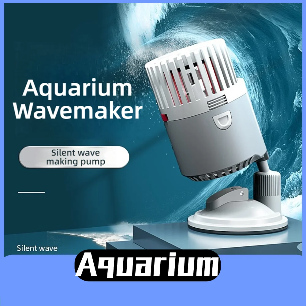 Yee Wavemaker Pump Aquarium Surfing Pump Dual-Head Cleaning Tool Silent Suction Cup Anti-Reverse Flow Pump For Aquariums.