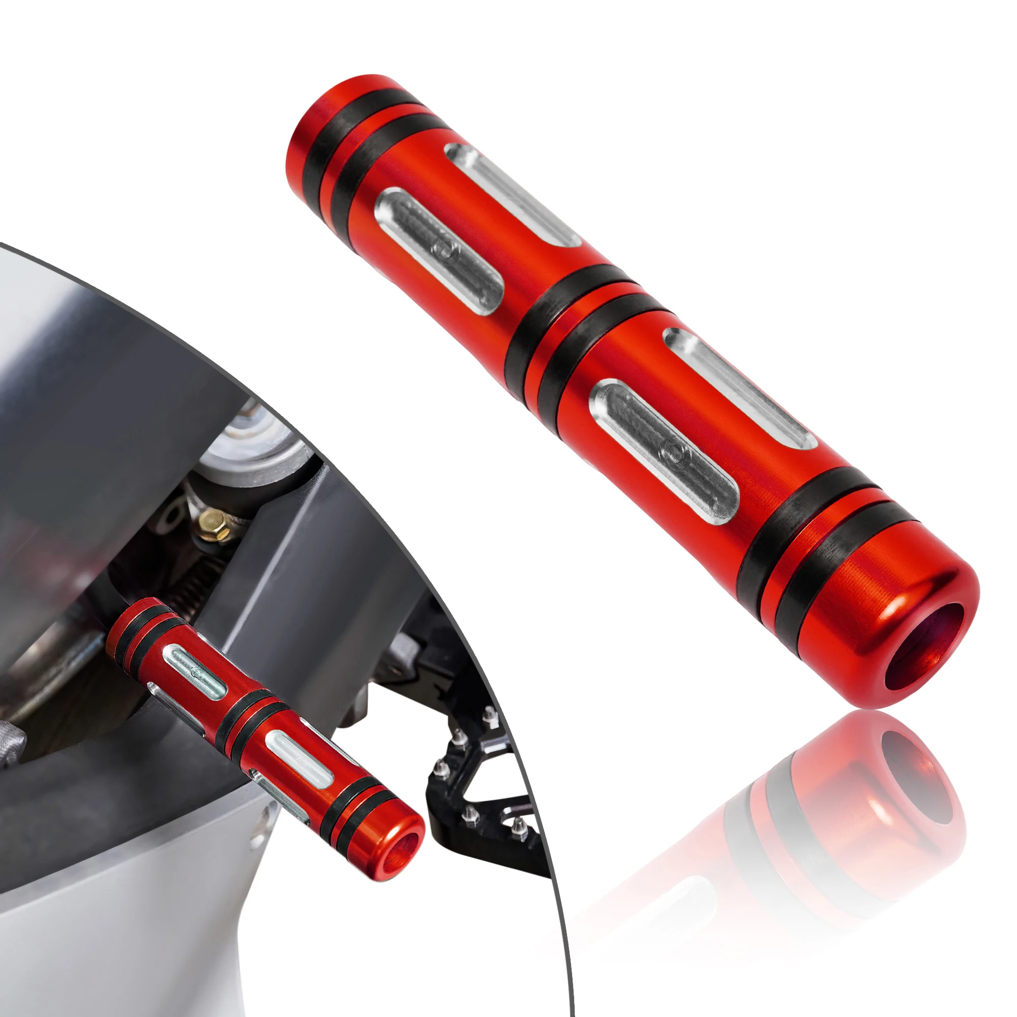Upgrade Your Controls | Red CNC Cylindrical Shift Lever for Precise Forward/Reverse Gear Changes on Can-Am Ryker Models (2012+