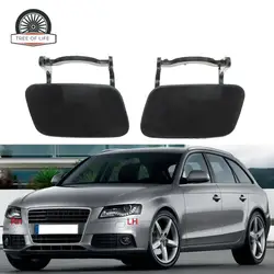For Audi A4 B8 2009 2010 2011 2012 Front Bumper Headlight Headlamp Washer Nozzle Cover Cap 8K0 955 275 8K0 955 276 8K0955275