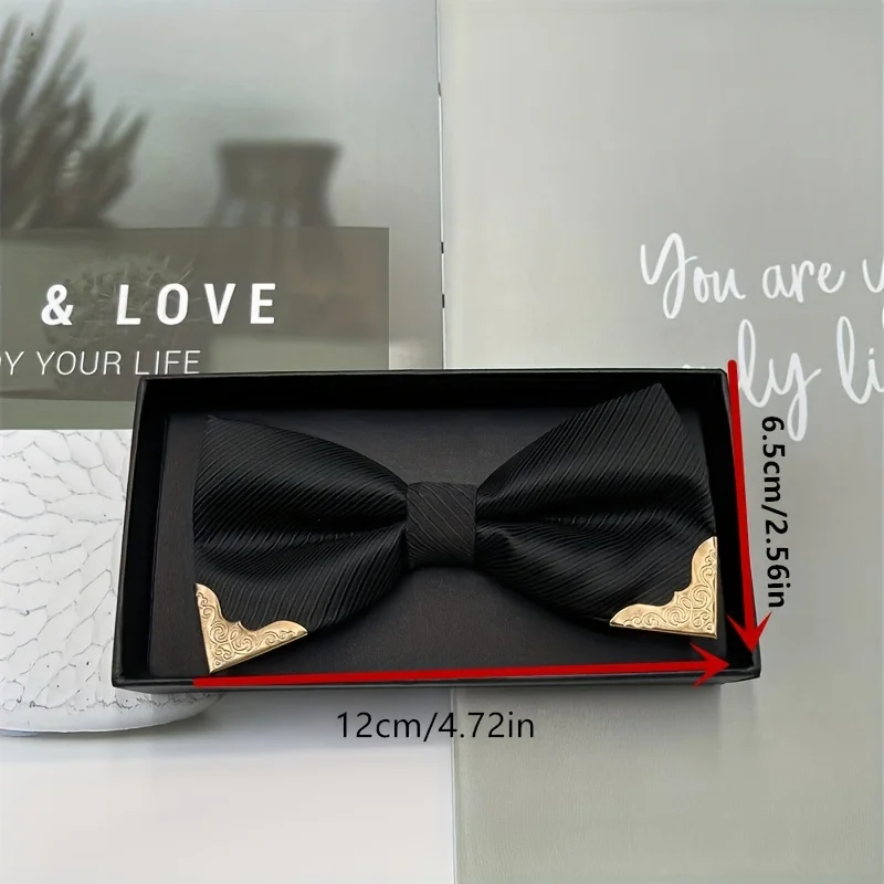 Instagram Style Bow Tie Gift Box for Men's Wedding, Groom, Best Man, Korean Suit, Men's Bow Tie Trend