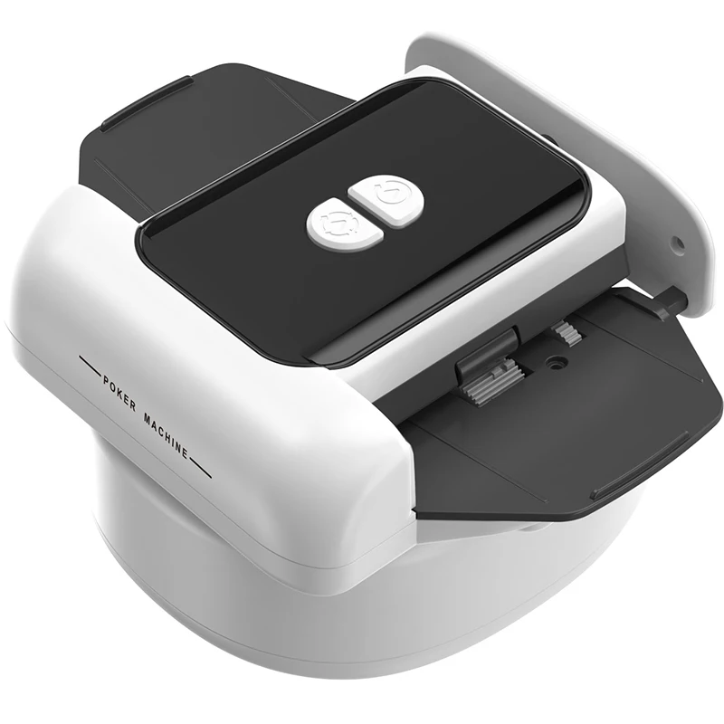 Mélangeur De Cartes Automatique Rechargeable USB - Jusqu'à 2 Jeux - Silencieux Et Rapide - Pour UNO, Poker, Etc.