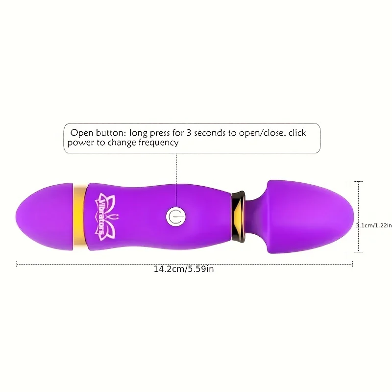 Vibrador Mini Av Stick para massagem no ponto G, suprimentos para adultos, brinquedo do sexo, 12 velocidades, estimulação vaginal e clitoriana final