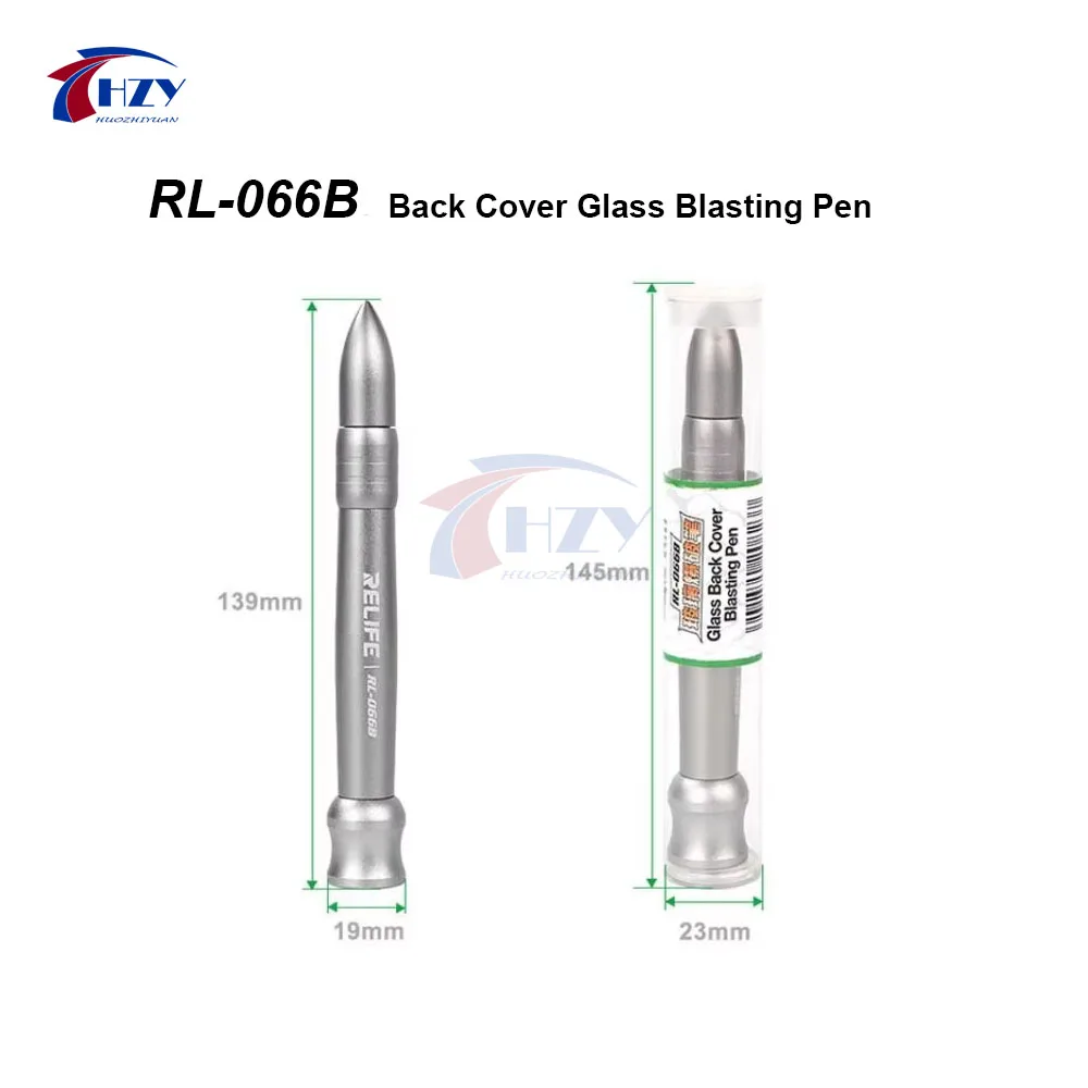 

RELIFE RL-066B Back Cover Glass Lens Blasting Pen For IPhone 8-13 Pro Max/14Pro/14Pro Max&HW P/Mate Glass Back Cover blaster
