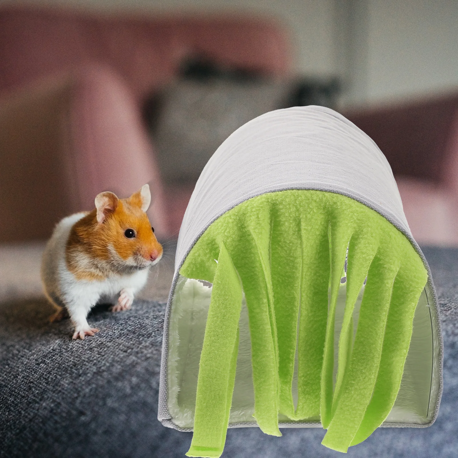 

Hamster Hideout Tunnel Guinea Pig Small Animal Bed Comfortable Resting Place Durable No Smell Long Life Pet Supplies