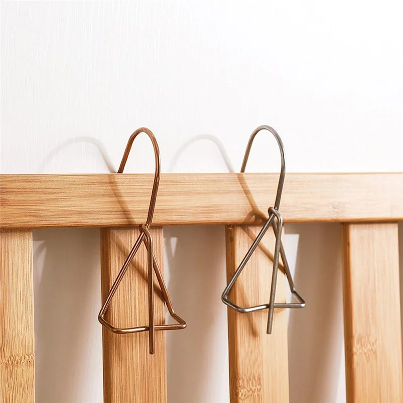 LICE-6PCS Terracotta Pots Hangers Flower Pot Hanger Hook Plant Hangers Metal Plant Wall Hanger For Garden Plants