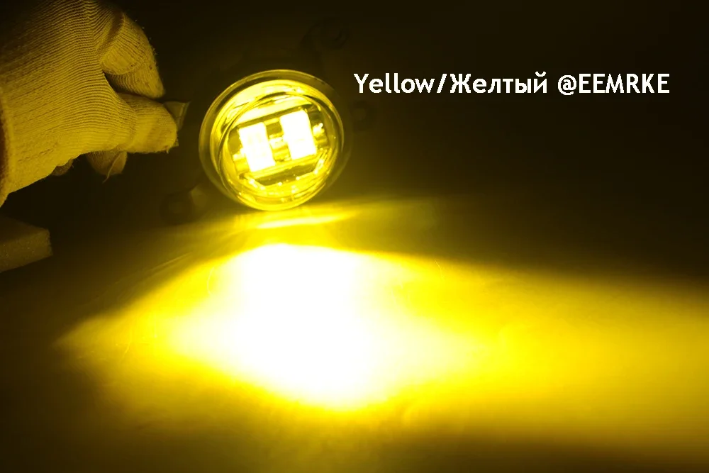 White / Yellow Led Fog Lights Lamp DRL for Toyota Camry HEV 2024 2025 with Lens & Ip67 Waterproof & Plug and Play LEFT and RIGHT detail image 9
