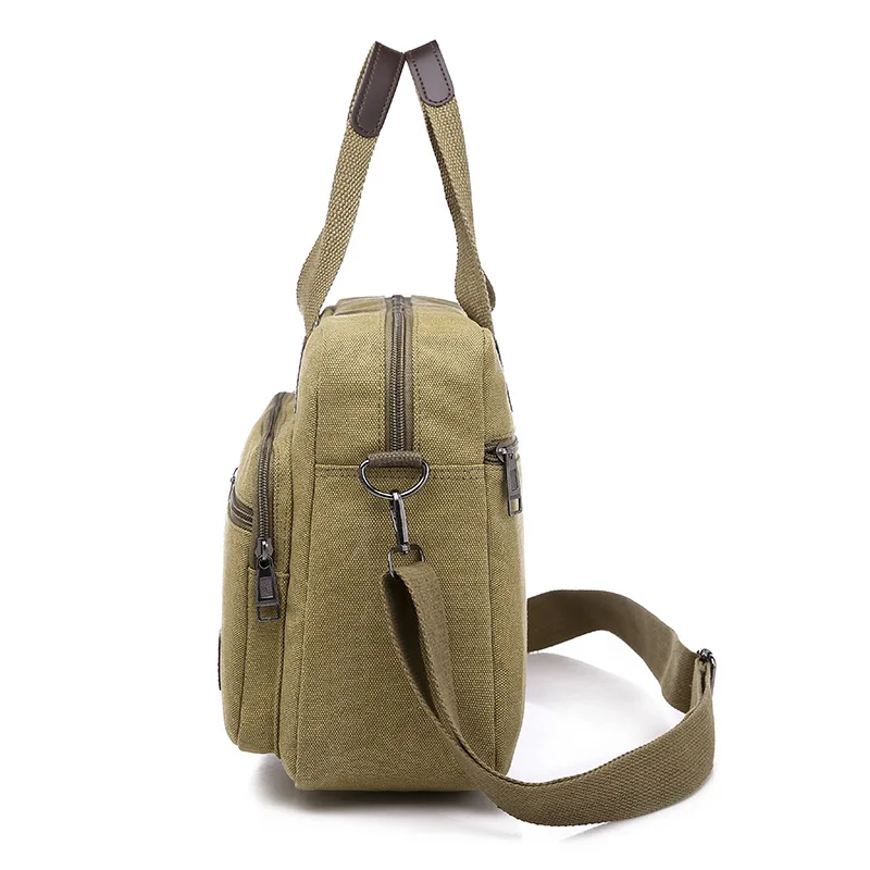 Zakelijke Mannen Canvas Aktetas Vrouwen Mode Reistas Mannelijke Messenger Crossbody Tassen Schoudertassen Pak Schooltassen Xa507f