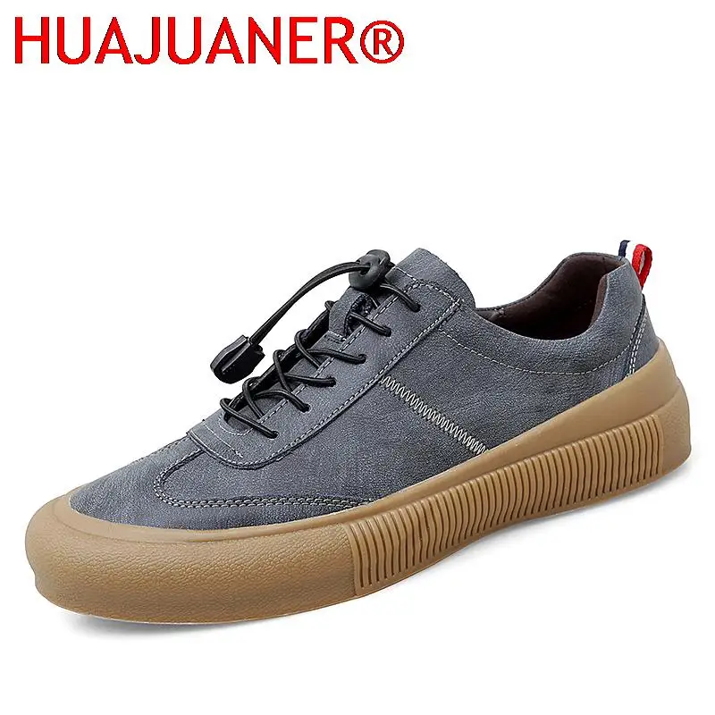 

Versatile Leather Men's Casual Shoes All Season Lace Up Men's Casual Leather Shoes Outdoor Walking Male Sport Shoes Skate Shoes