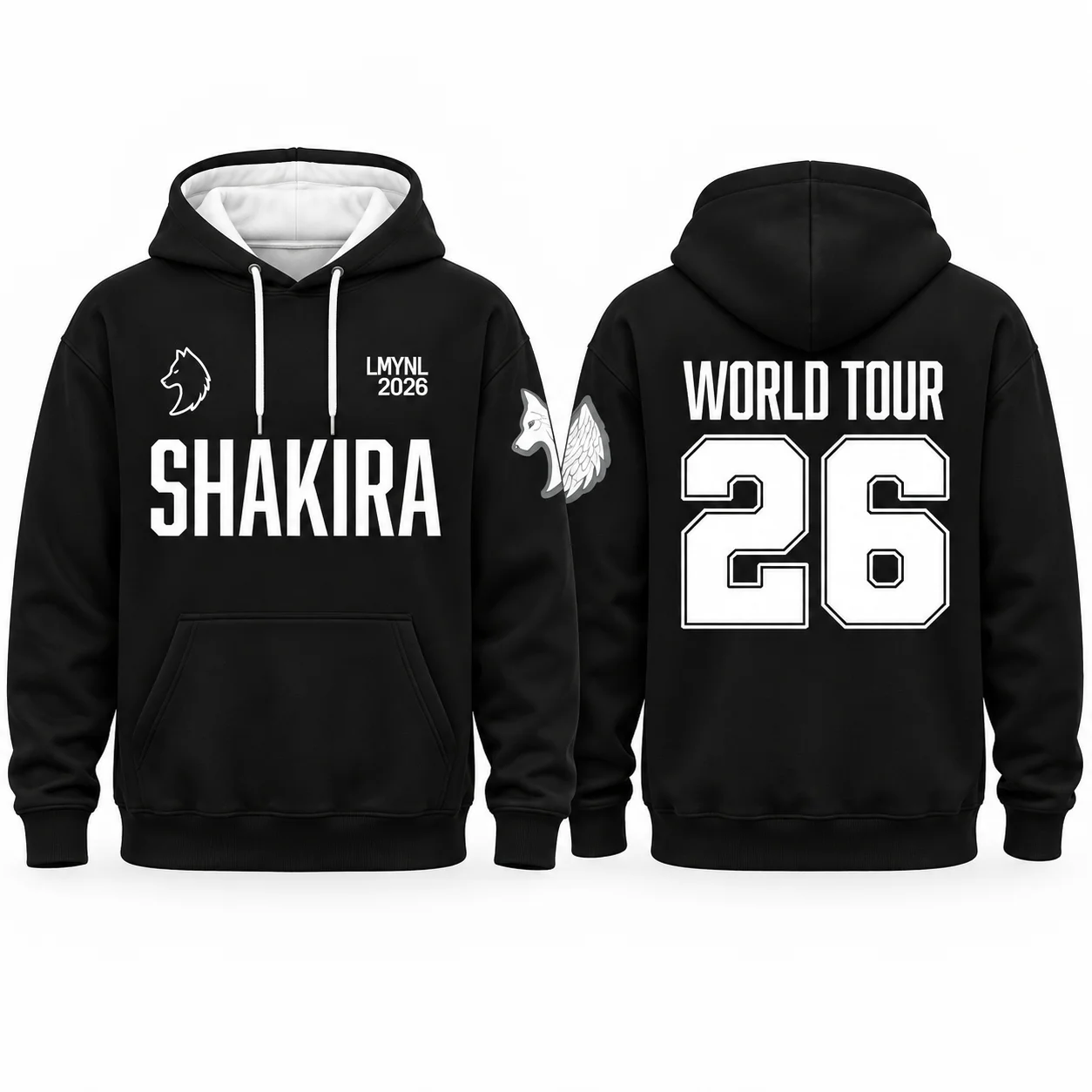 2026 Shakira Fan Edition Hoodie Men's  Women's Matching Street Style Winter Long-Sleeved 3D Print Casual Hooded Sweater Y2k