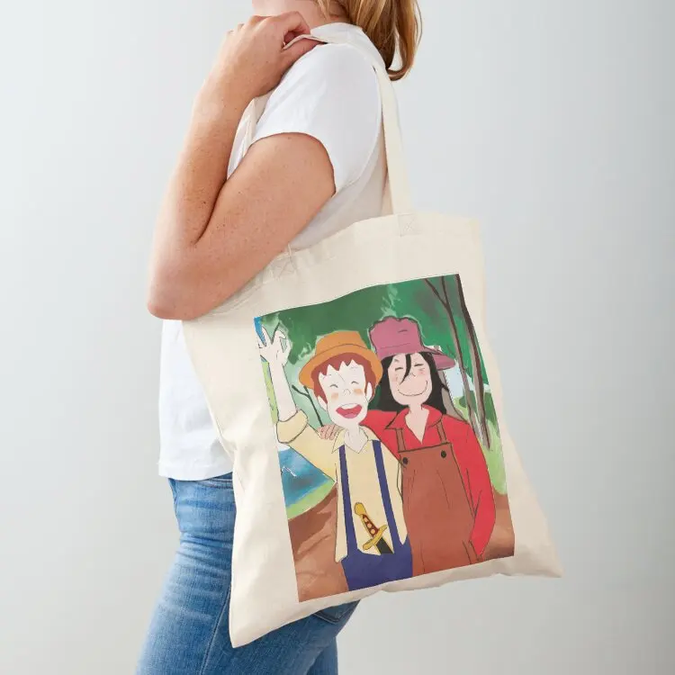 

Tom Sawyer and Huckleberry Finn Tote Bag Large bags for women Portable shopping bag Women's shopper shopping cart bags