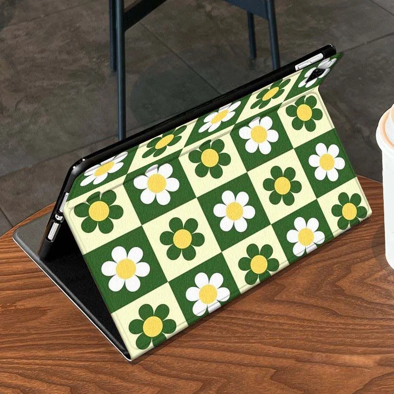 ヴィンテージチェック柄 Xiaomi Mi Redmi Poco Pad 2 4 5 7S 6S 6 7 8 Max Plus Ultra SE Pro K 2025 タブレットケース