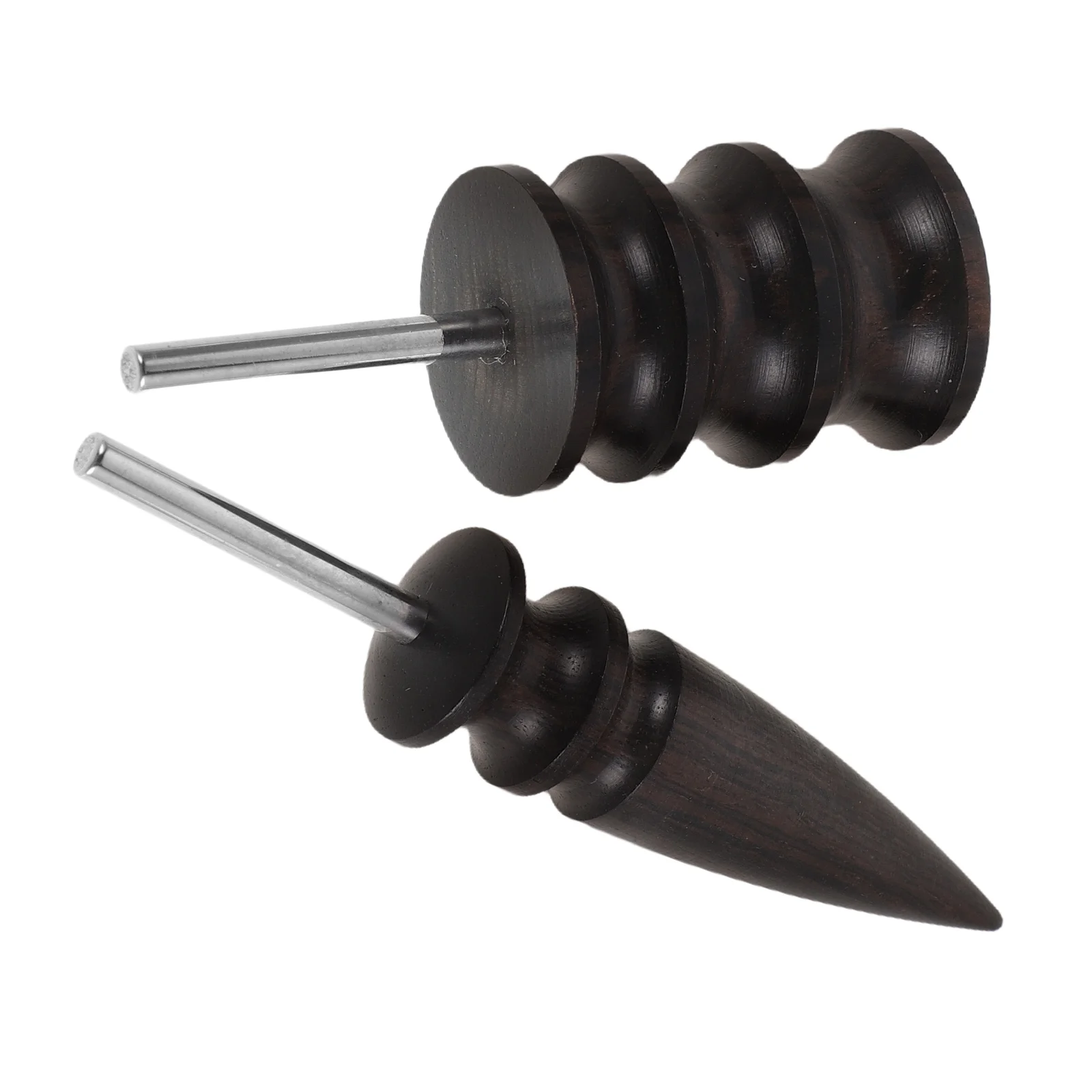 

2Pcs Natural Rosewood Burnishing Bits Professional Leatherworking Edge Burnisher Tool for Smooth Polished Edges