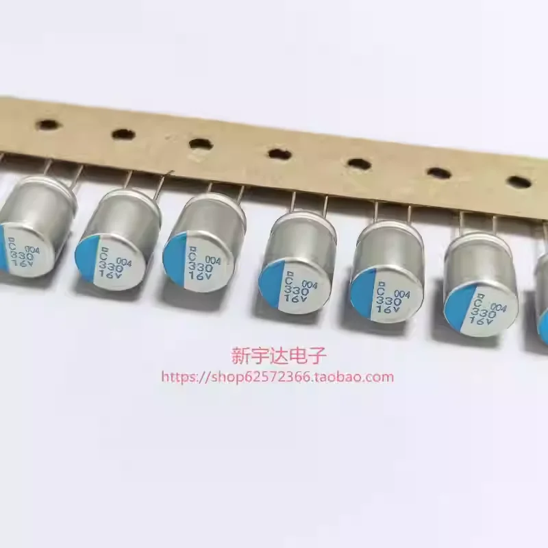 10-100PCS 16V330UF 10X12.5 Japanese Black Diamond PSC original solid-state electrolytic capacitor 330UF 16V