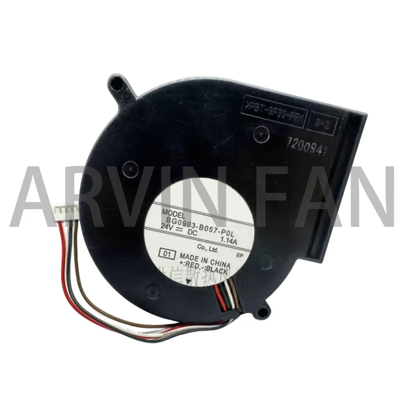 

BG0903-B057-P0L DC 24V 1.14A 97x97x33mm 4-Wire Server Cooling Fan