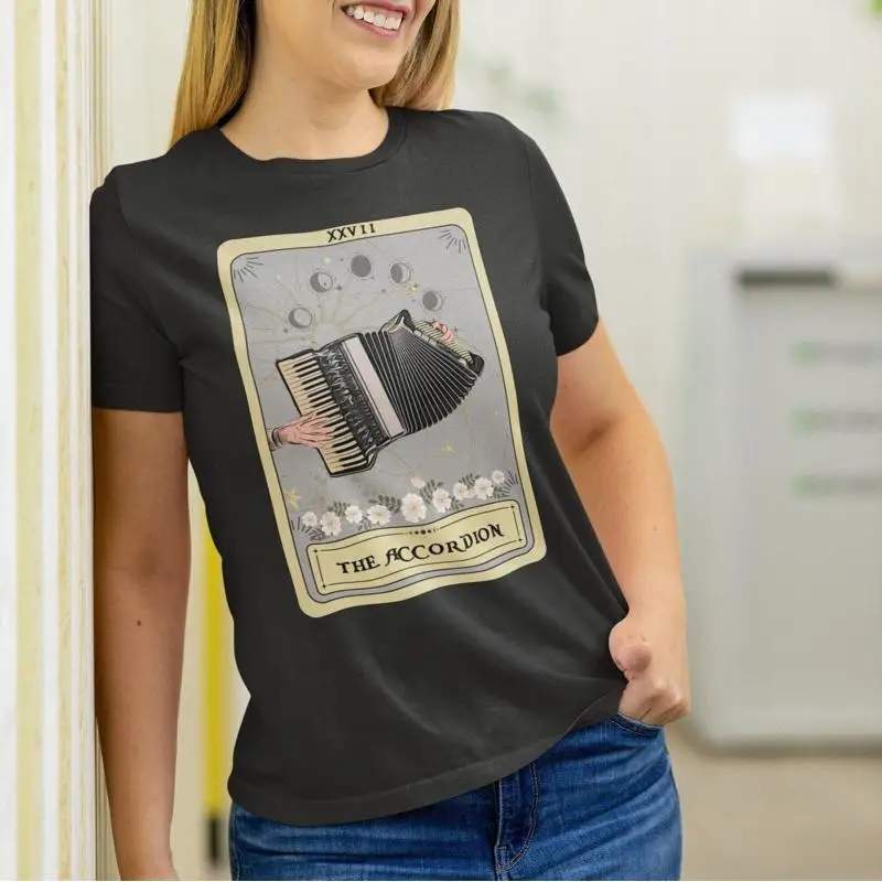 The Accordion Tarot Card T Shirt