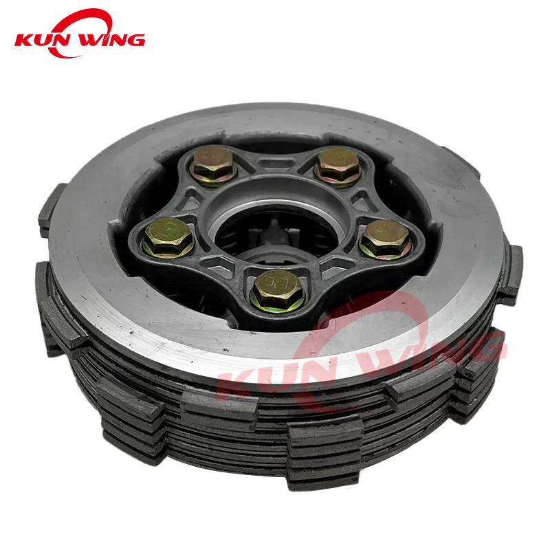Zespół sprzęgła do Zongshen CG300 NB300 CG NB 300 (5 kolumn wzmocnionych 7 sztuk tarcza cierna tarcza sprzęgła) części motocyklowe