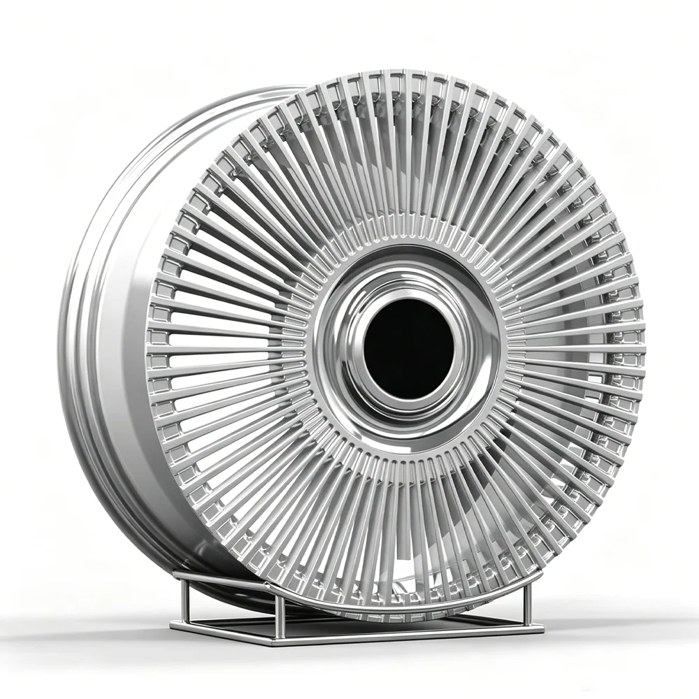

Bright Polished White Forged Aluminum Car Wheels Retro Multi-spoke 17 18 19 20 21 22 Inch 5x120 5x130 5x114.3 for Passenger Cars