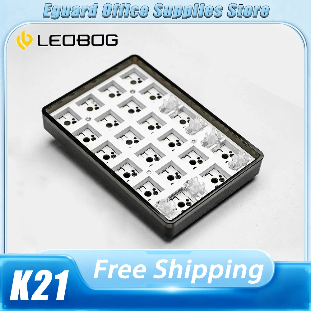 

Набор для клавиатуры Leobog K21, Bluetooth, 2,4G, 21 клавиша
