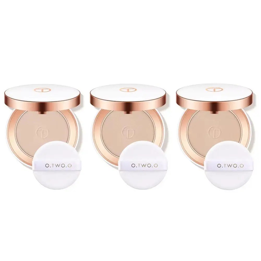 3 colori Face Setting Powder Super Fine Powder Texture Makeup Smooth Oil-Control finitura opaca correttore polvere pressata Z7E3