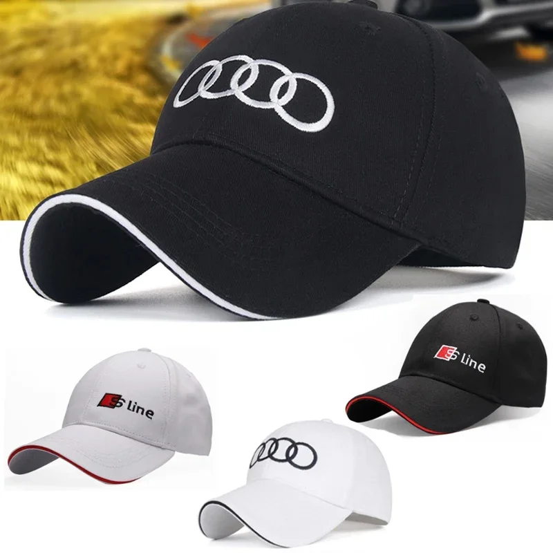 

2025 Baseball Cap Adjustable Shade Sport Hip Hop Baseball Hat Decor for Sline A3 A4 A5 A6 A7 A8 TT Q3 Q5 Q7 A1 B5 B6 B7 B8 B9 8P