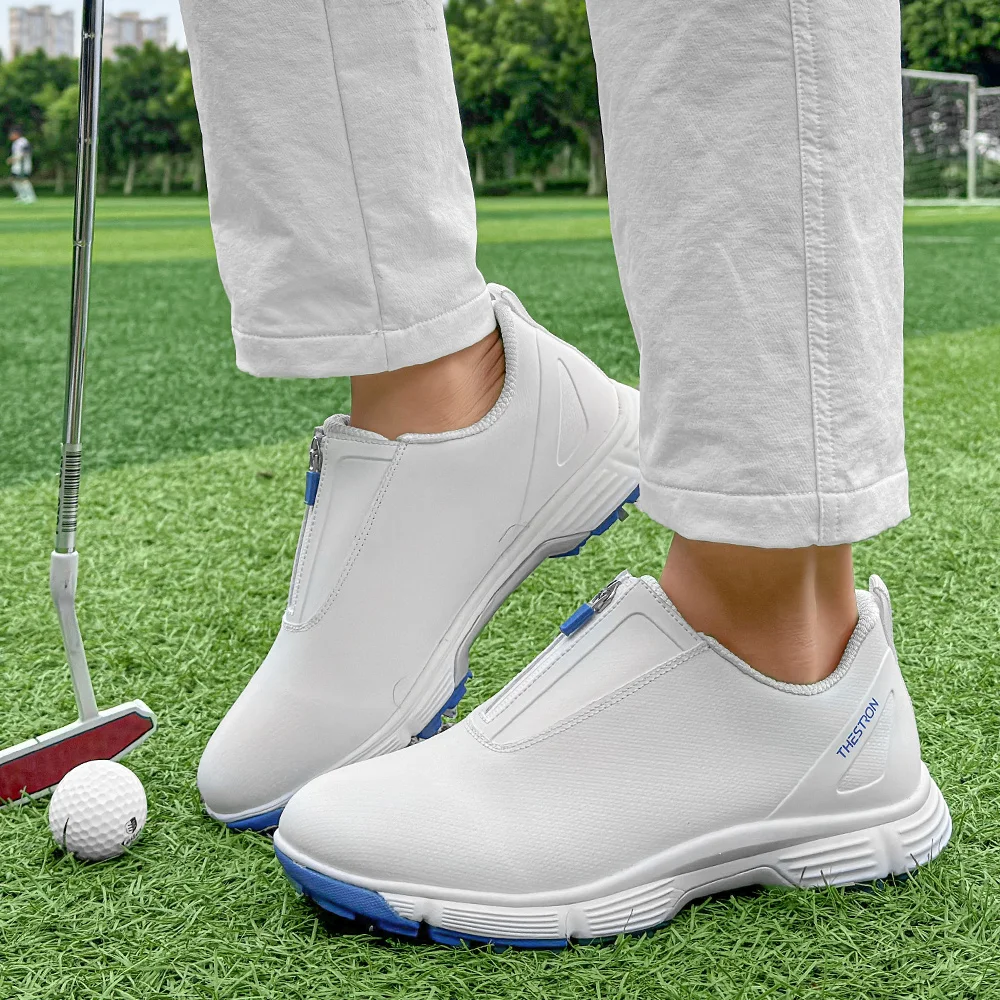 Chaussures de golf coordonnantes pour hommes, grande taille, entraînement professionnel, sports de plein air, loisirs, jogging, marche