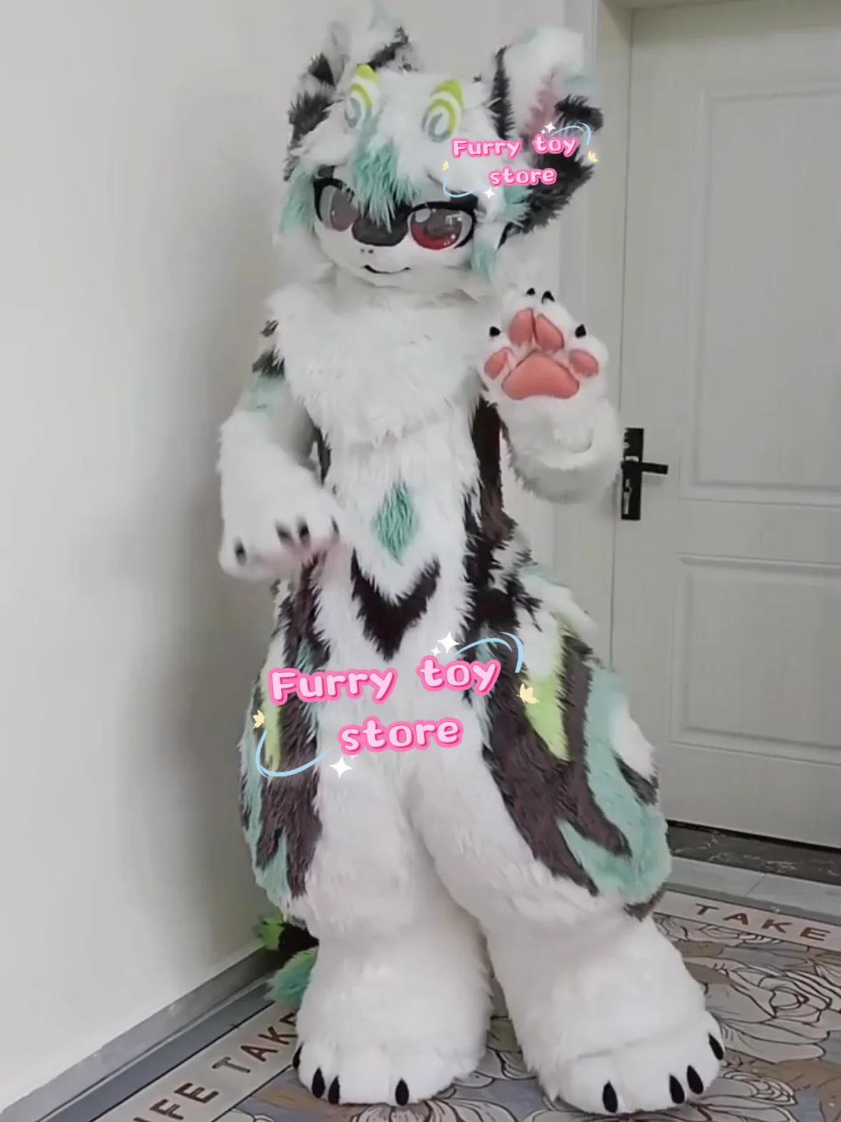 Animal Suit Fursuit Wearable Furry Cute Furry Cosplay Costume Furry Suit Full Set Of Genuine Handmade Comic Show Cute Cartoon