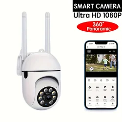 Ease Life App 1080P 2.4G WiFi lampadina telecamera di sorveglianza visione notturna a colori monitoraggio del movimento telecamera per Monitor di sicurezza per interni ed esterni