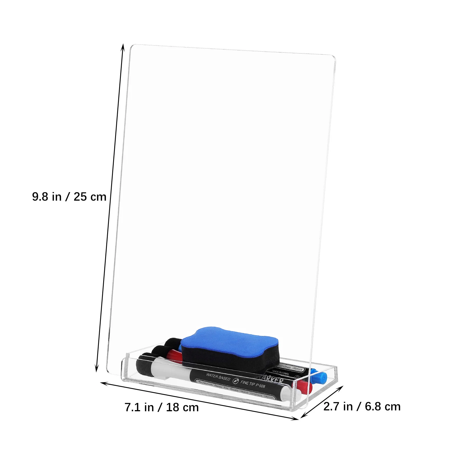 Акриловая настольная доска для планирования, набор сухого стирания с подставкой, список дел, стоячий недельный стол для заметок