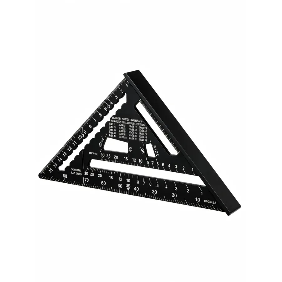 STANLEY STHT46101-0 FATMAX 180mm Aluminium Quick Square Professional Rafter Layout Tool for Carpentry Marking and Saw Guide view 5