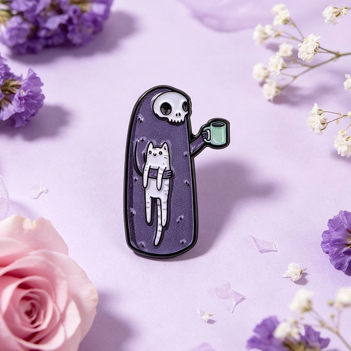 Ghost Tombstone Enamel Pins UFO Green Alien Lapel Badge Skeleton Ghost Cat Brooch Jewelry Gift For Backpack Hat Clothes Decor