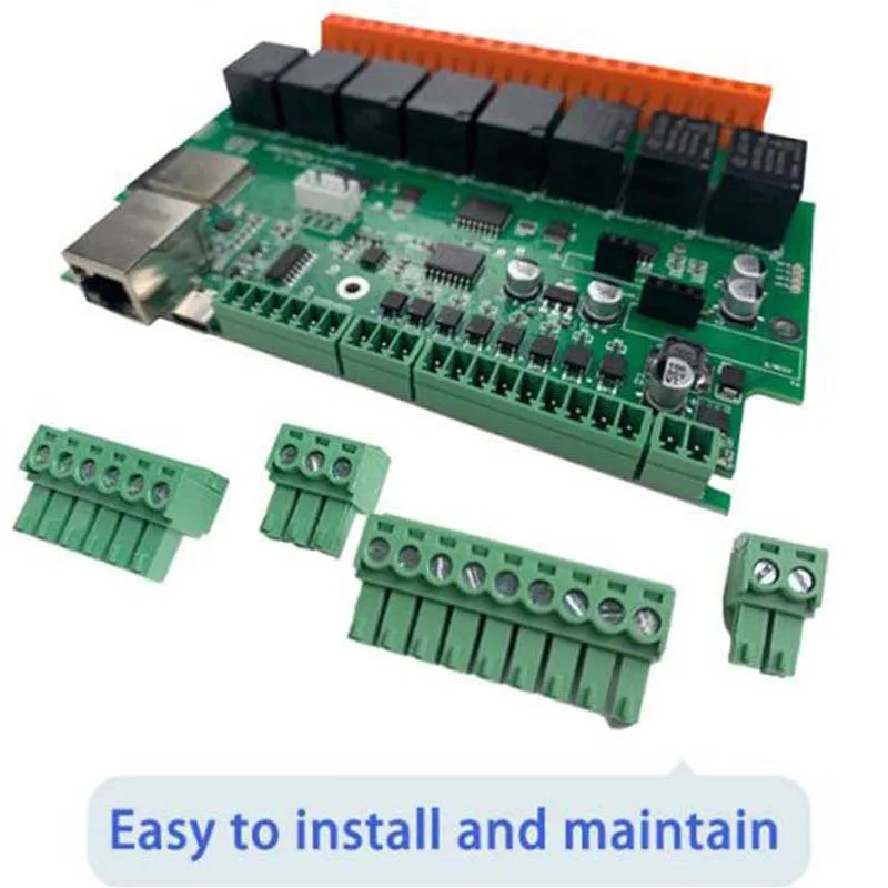 Placa de relé de desenvolvimento a8 esp32, módulo de automação residencial inteligente, controlador wi-fi ethernet tasmota esphome arduino ds18b20/dht11/21