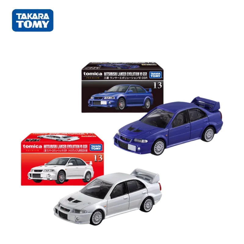 

TAKARA TOMY Premium Black Box TP13 Mitsubishi evolution diecast alloy model, children's collection pieces, children's toys.