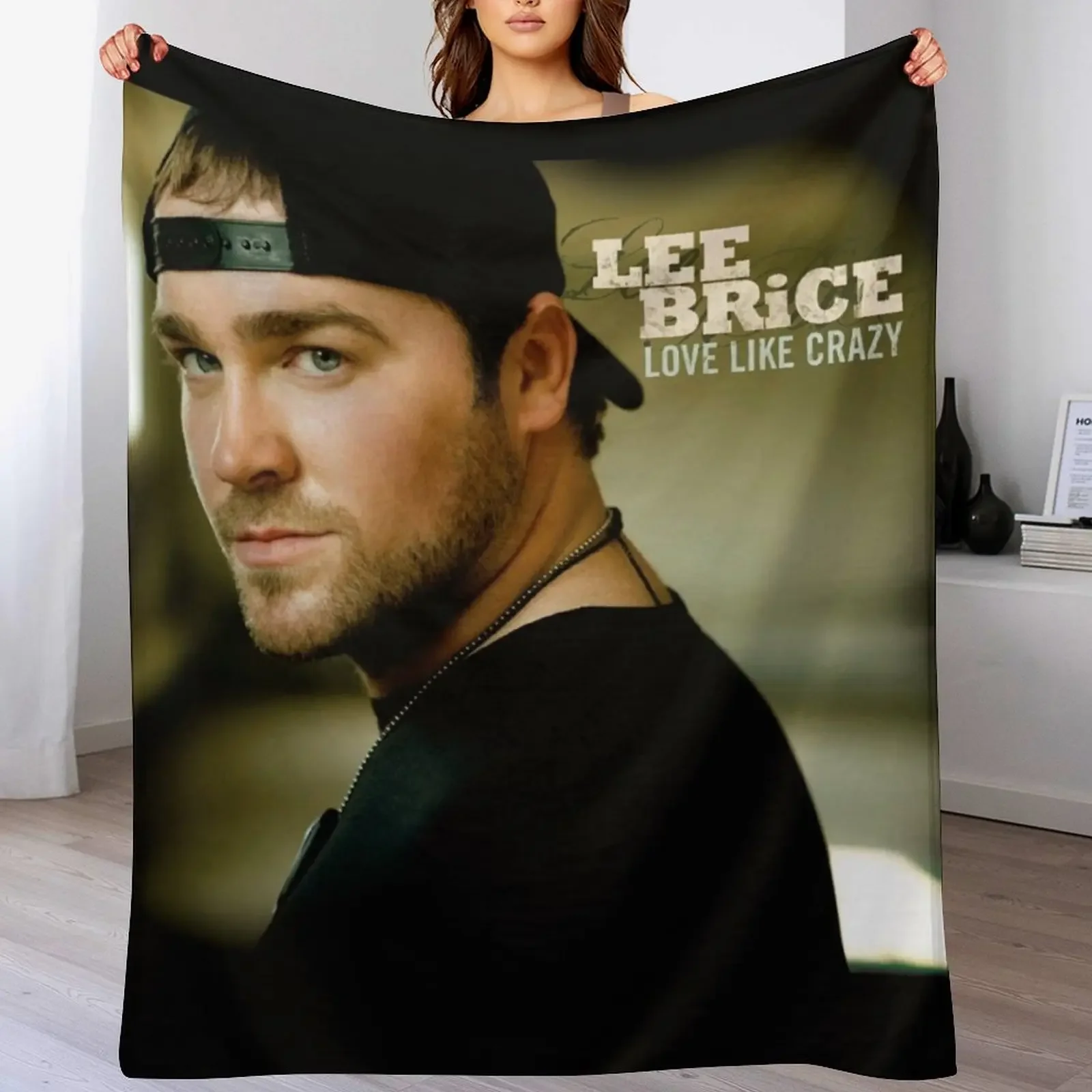 

Lee Brice love like crazy Throw Blanket Faux Fur Soft Warm Blanket for Bed