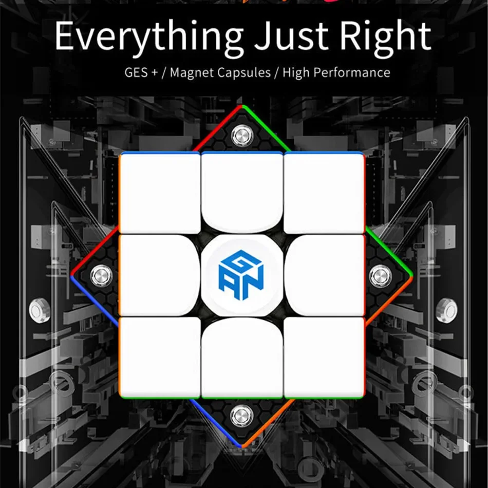 [Picube] الأصلي GAN356M 3x3x3 المكعب السحري المغناطيسي 3x3 سرعة GAN356 M لغز GAN 356 M GES Magico Cubo Gancube لعبة احترافية