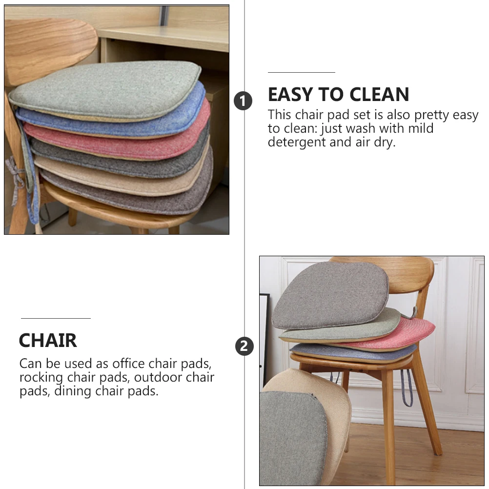 

1Pcs Linen Seat Cushion Soft Breathable Chair Seat Pad for Bedroom Dorm Rocking Chair Outdoor Sitting Supportive Washable Tatami