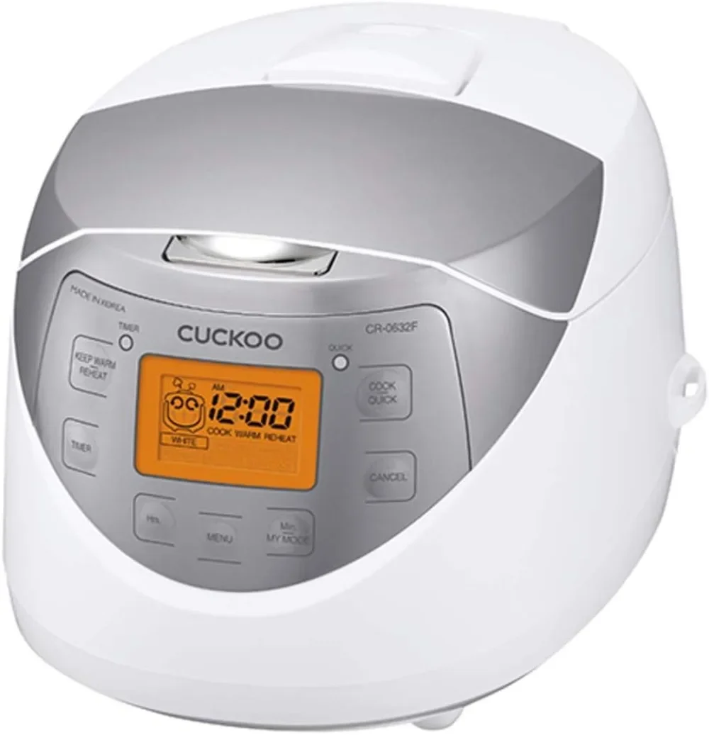 CUCKOO Micom Rice Cooker 6 Cup Uncooked / 12 Cup Cooked, Electric Rice Cooker Small with Fuzzy Logic, Sticky Rice Maker