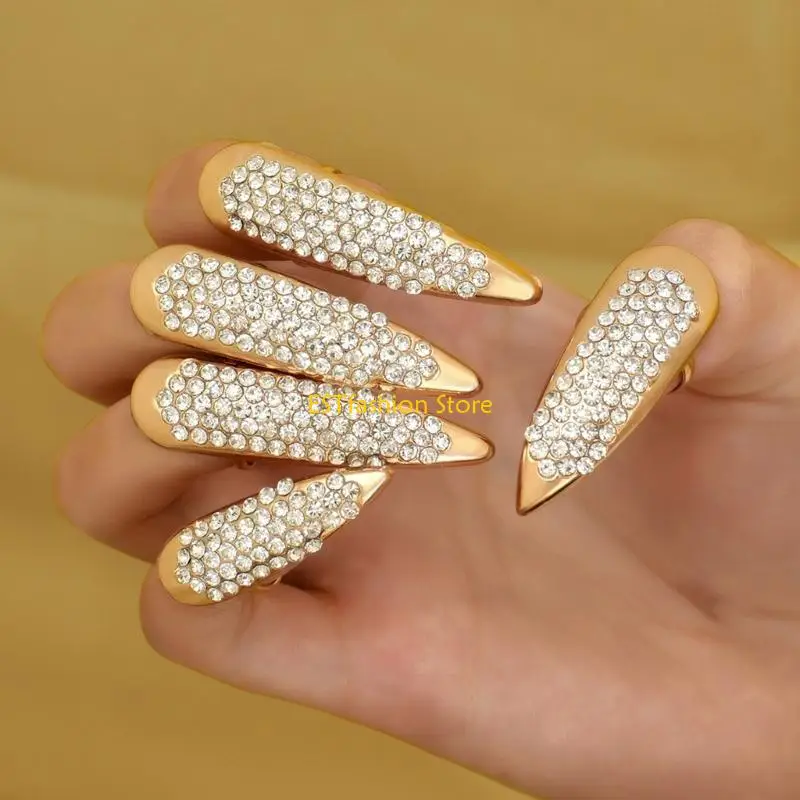 Y5GC Halloween Finger Rings For Women Men Cos-Play เครื่องแต่งกายอุปกรณ์เสริม Halloween Party Cock-Tail Party Dress-Up