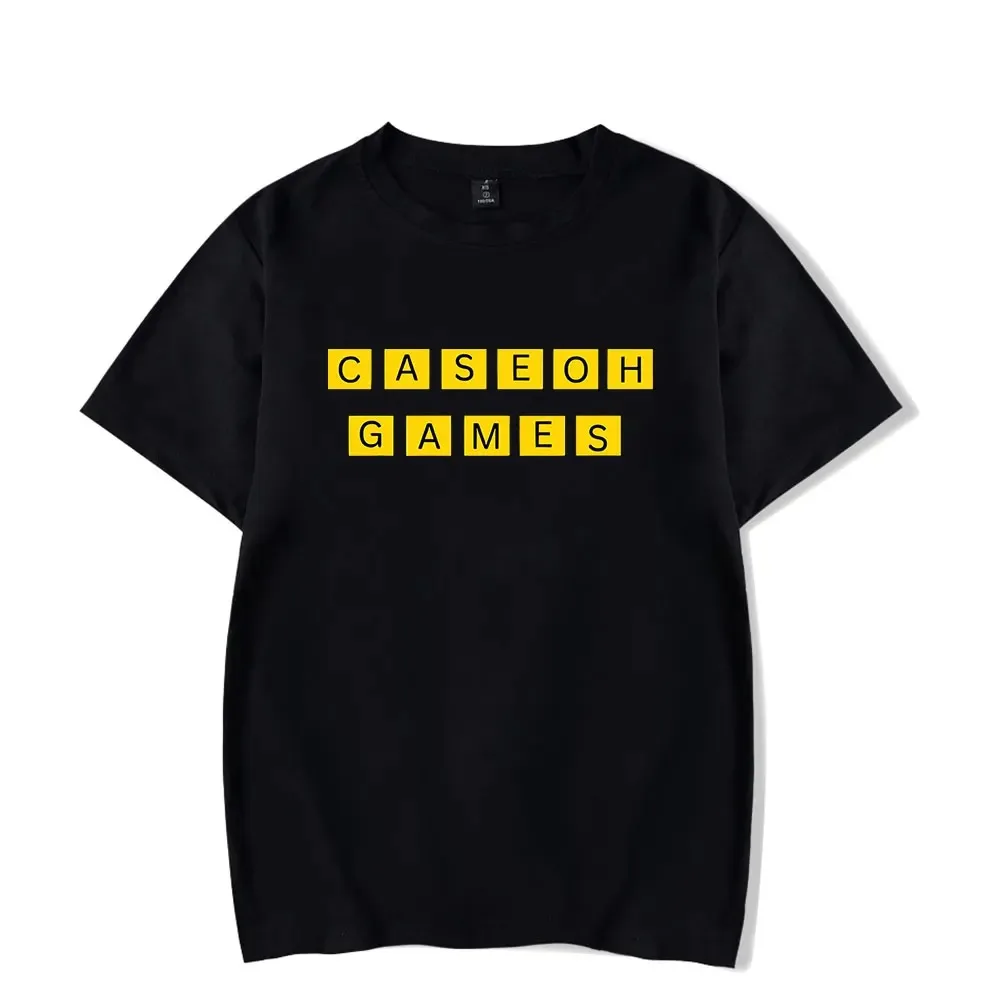 

Caseoh Games Short Sleeve Merch Tee Women Men Crewneck Fashion T-shirt Unisex Tops