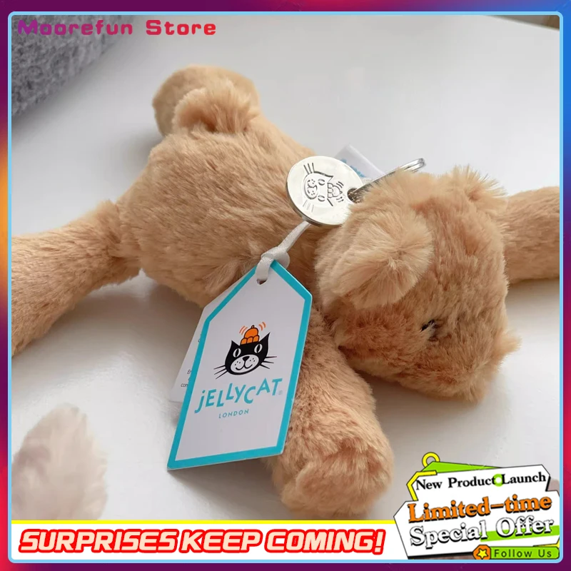 【Disponibile】Nuovo Ciondolo Orsetto Smuggy di Jellycat, Simpatico Portachiavi Peluche Cartoon per Ragazze, Regalo per il Nuovo Anno 2026