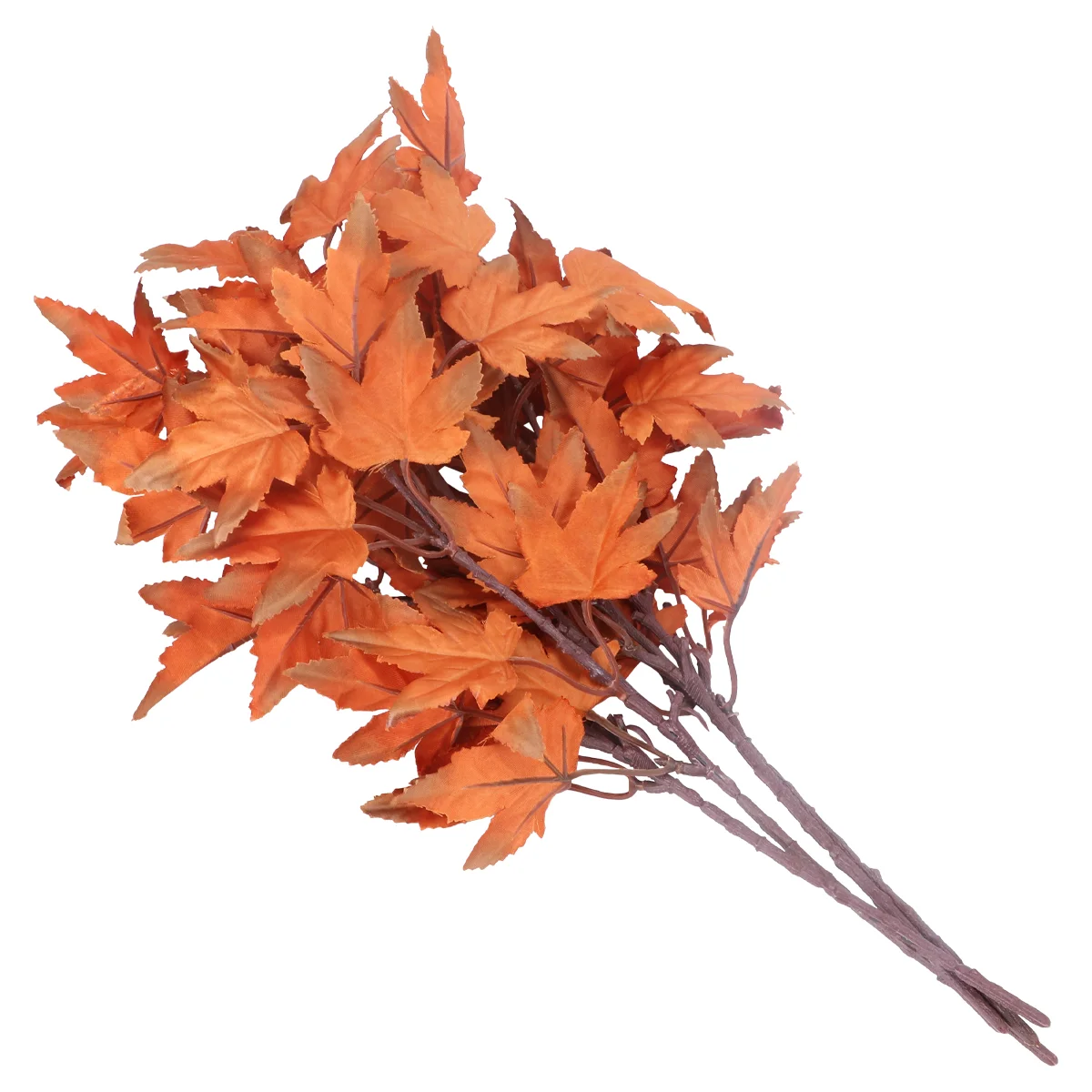 4 Pcs Artificial Maple Leaf Flower Cuttings Plants Silk Cloth Decorations Delicate Simulated Leaves Beautiful Picks Vivid Deors