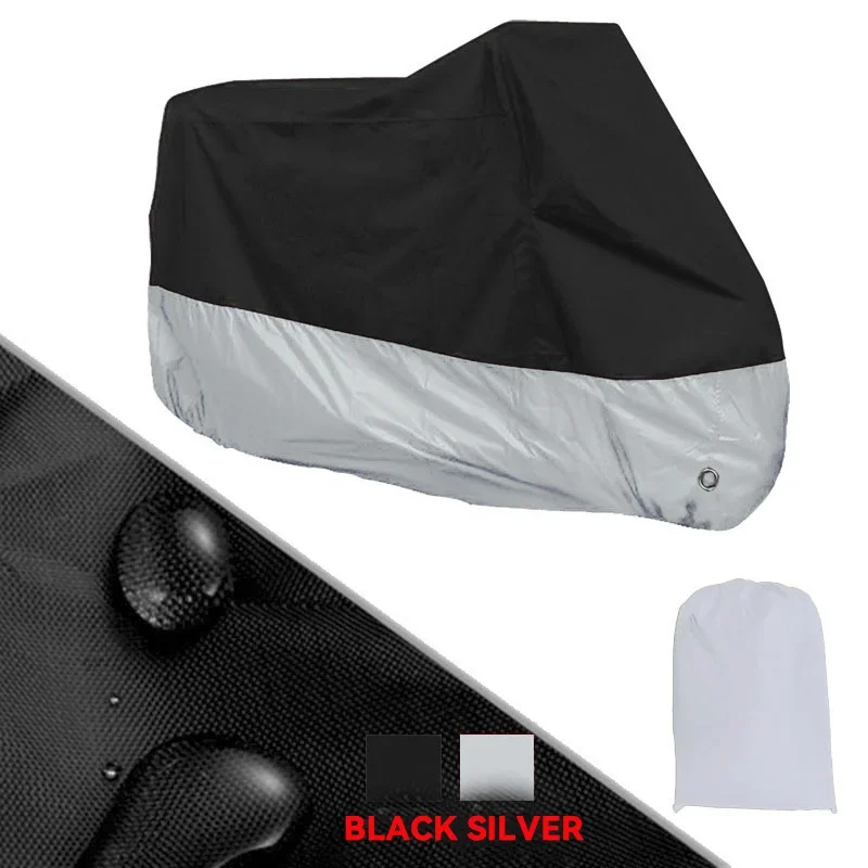 

New Motorcycle Cover Waterproof All Season Dustproof Outdoor Indoo Wear-resistant Fabric For Scooter Moto Cover UV Protection