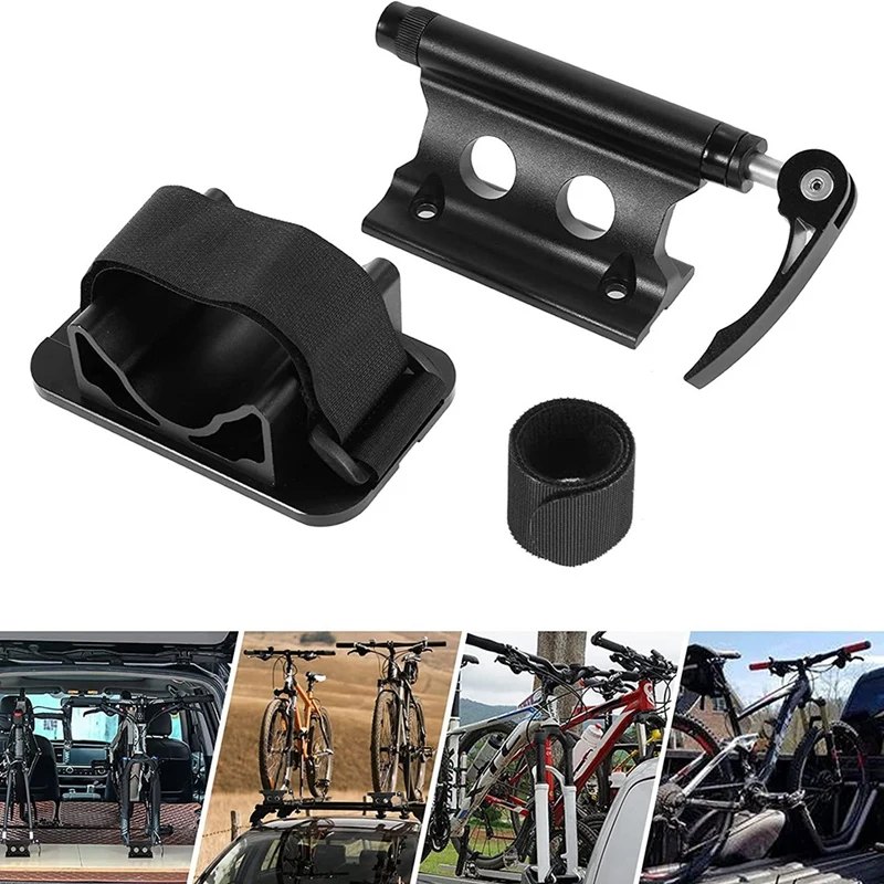 Bike Block Fork Mount Universal Quick Release Fork Block Mounts Bike Rack Carrier Bicycle Car Roof Mount Rack