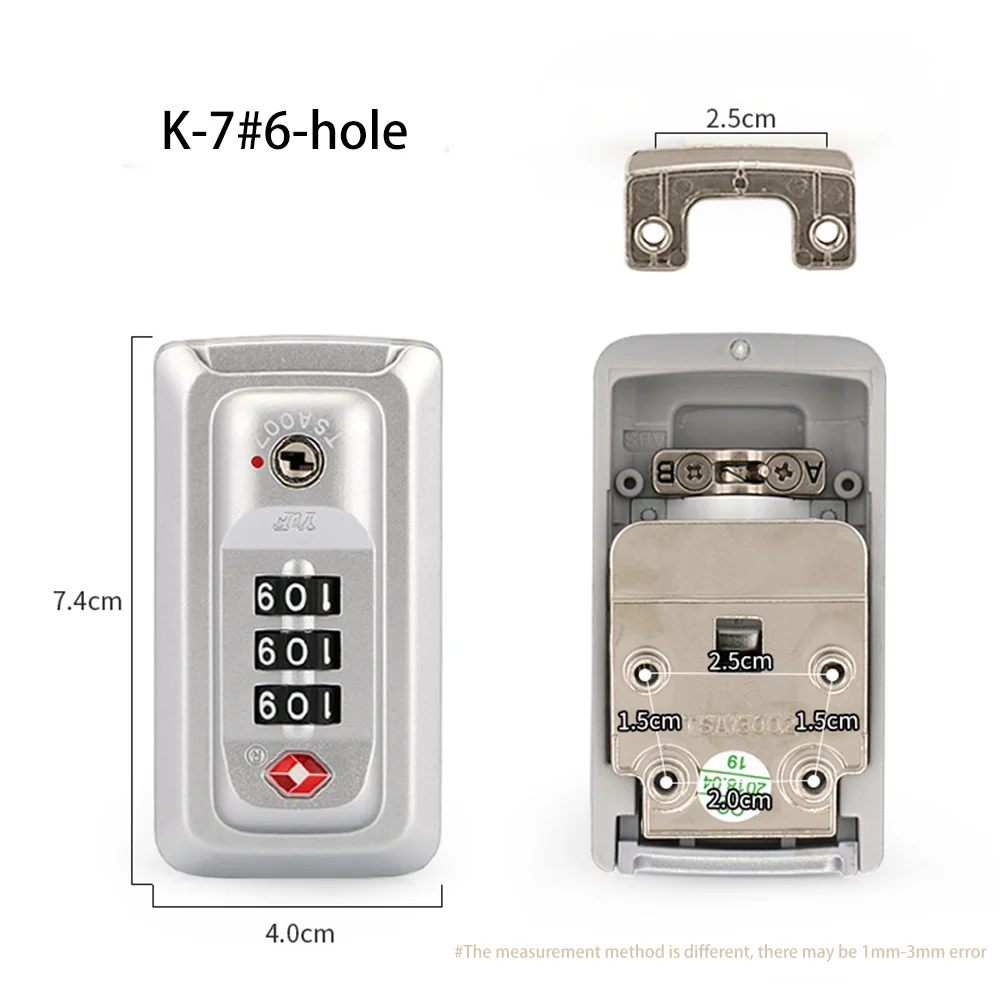 Aluminum frame combination lock pull-rod case Luggage Luggage accessories High quality combination lock