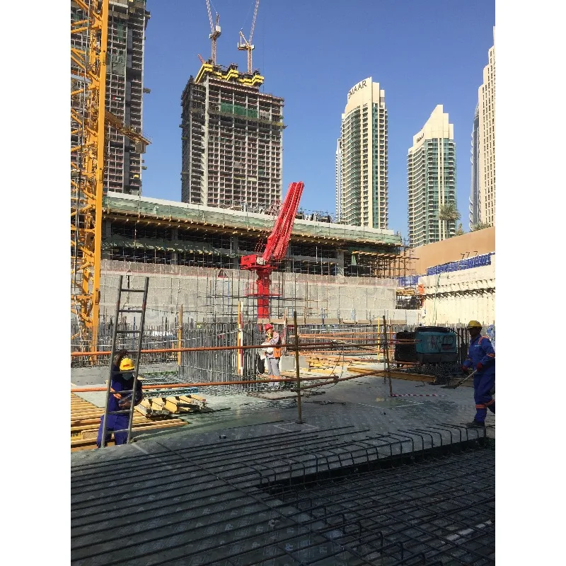Customized Elevator Climbing Concrete Placing Boom With Compact Structure Model Concrete Distributor