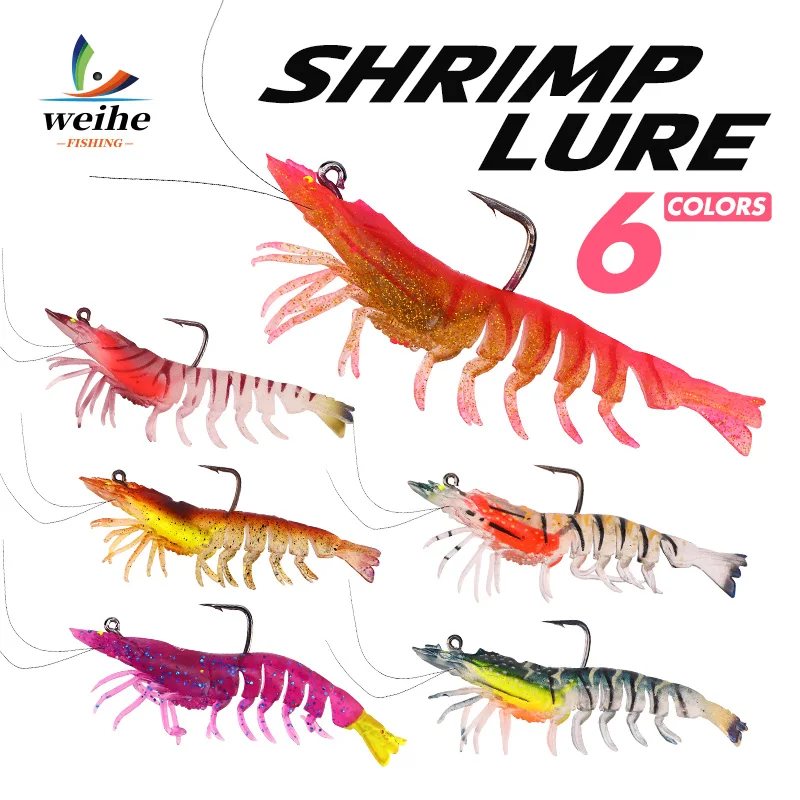 Luminous Shrimp Soft Fishing Lure 1